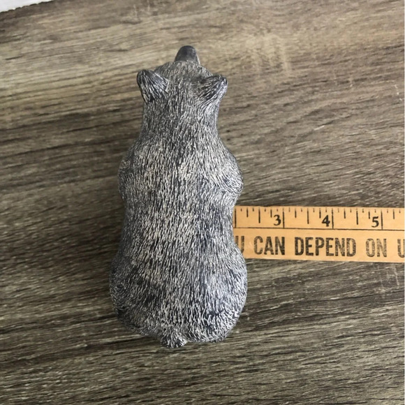 Hand Carved Stone Bear - Picture 9 of 11